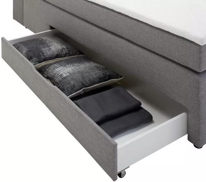 Modern Living Boxspringbett   180x200cm in Grau ab 685,30€ (statt 979€)