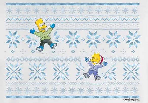 Simpsons Let It Snow Weihnachts Sweatshirt für 19,99€ (statt 30€)