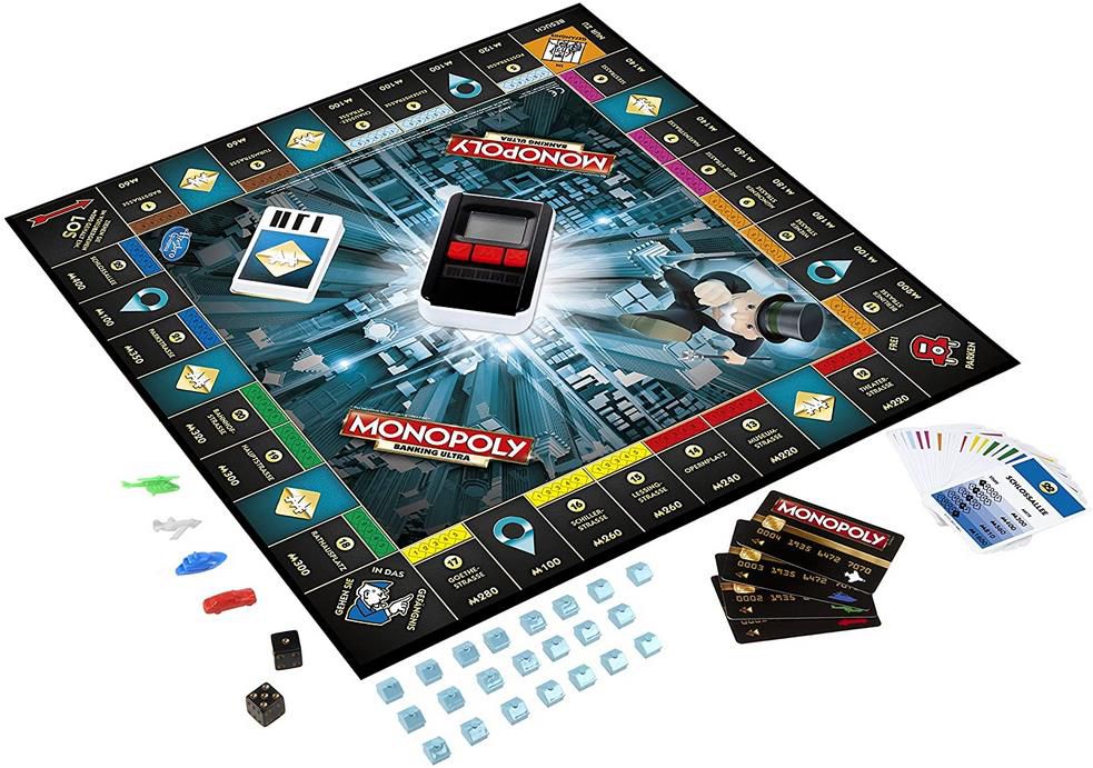 Hasbro   Monopoly Banking Ultra mit elektronischem Kartenleser für 25,99€ (statt 40€)