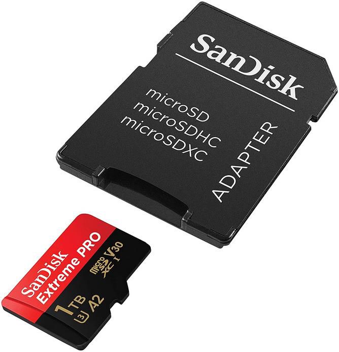 SanDisk Extreme Pro 1TB microSDXC mit A2 App Performance + Rescue Pro Deluxe für 169,99€ (statt 221€)