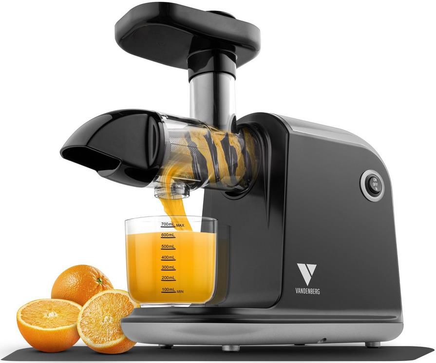 Vandenberg Slow Juicer   Leiser Entsafter für alle Gemüse und Obst Sorten für 69,99€ (statt 93€)