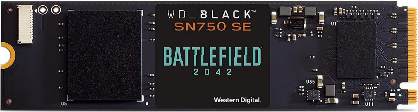 WD BLACK N750 SE 1TB NVMe SSD + Battlefield 2042 PC Game Code für 63,70€ (statt 76€)