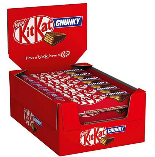 🍫 24x 40g Nestlé KitKat Chunky für 11€ (statt 14€)