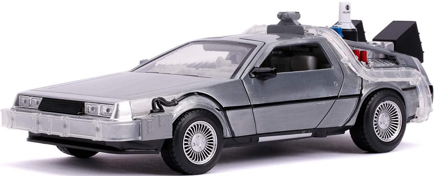 Jada Toys   Zurück in die Zukunft 2   Delorean DMC 12 Modellauto 1:24 für 13,28€ (statt 25€)