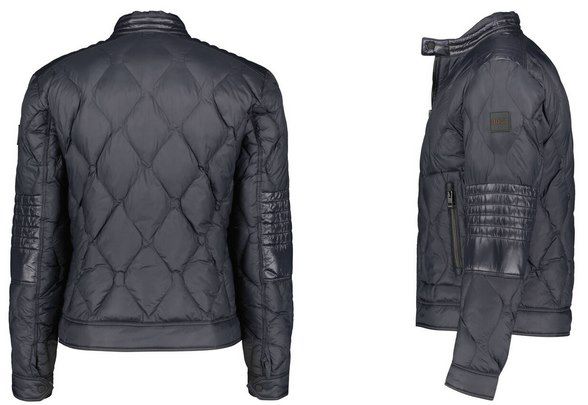 Hugo Boss Bikerjacke OLUD mit Füllung für 197€ (statt 279€)