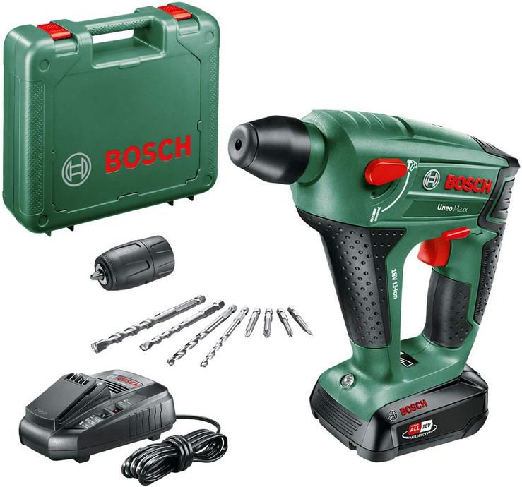 Bosch Uneo Maxx Akku Bohrhammer im Set für 99,99€ (statt 129€)