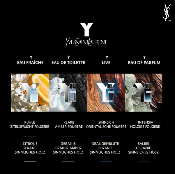 Yves Saint Laurent   Y For Men Eau de Parfum 100ml für 47,56€ (statt 57€)