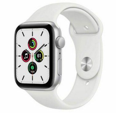 Apple Watch SE 44mm & GPS in Weiß mit Sportarmband für 244€ (statt 294€)   bis 18 Uhr