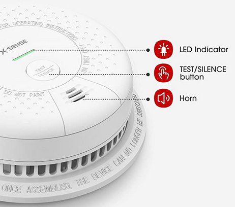 5er Pack: X Sense ‎SD03 Rauchmelder mit 10 Jahres Batterie für 51,99€ (statt 80€)