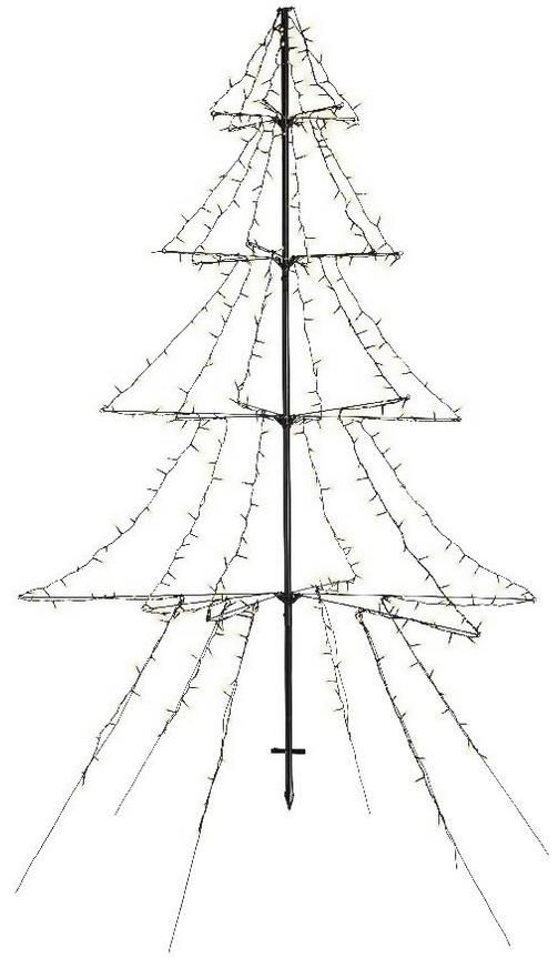 Lumineo LED Cluster Light Up   Weihnachtsbaum mit 200cm für 67,94€ (statt 125€)