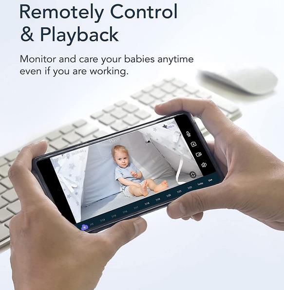 GNCC   Babyphone mit Kamera mit Zwei Wege Gegensprechfunktion für 14,99€ (statt 25€)   Prime