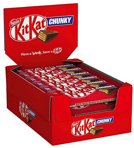 24x Nestlé KitKat Chunky (je 40g) für 9,89€ (statt 13€)   Prime Sparabo