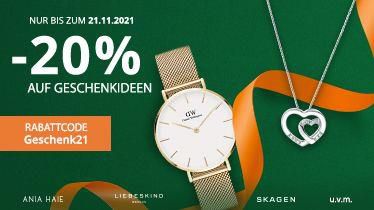 20% Rabatt auf Geschenkideen bei Christ   z.B. Armani Chronograph Renato für 239,20€ (statt 299€)