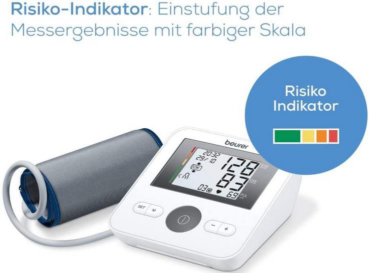 Beurer BM 27 Oberarm Blutdruckmessgerät mit Manschettensitzkontrolle für 17,99€ (statt 28€)   Prime