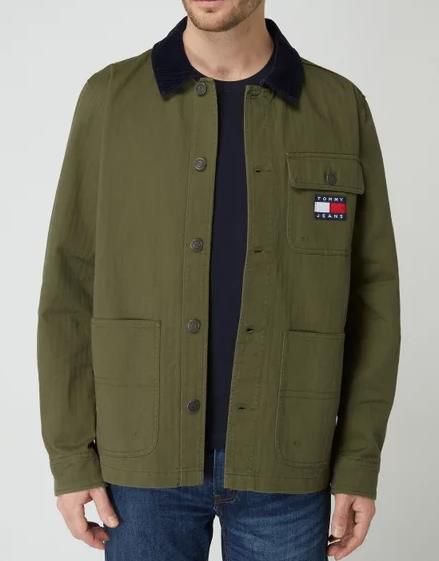 Tommy Hilfiger Herringbone Hooded Worker Herren Jacke für 79,99€ (statt 125€)