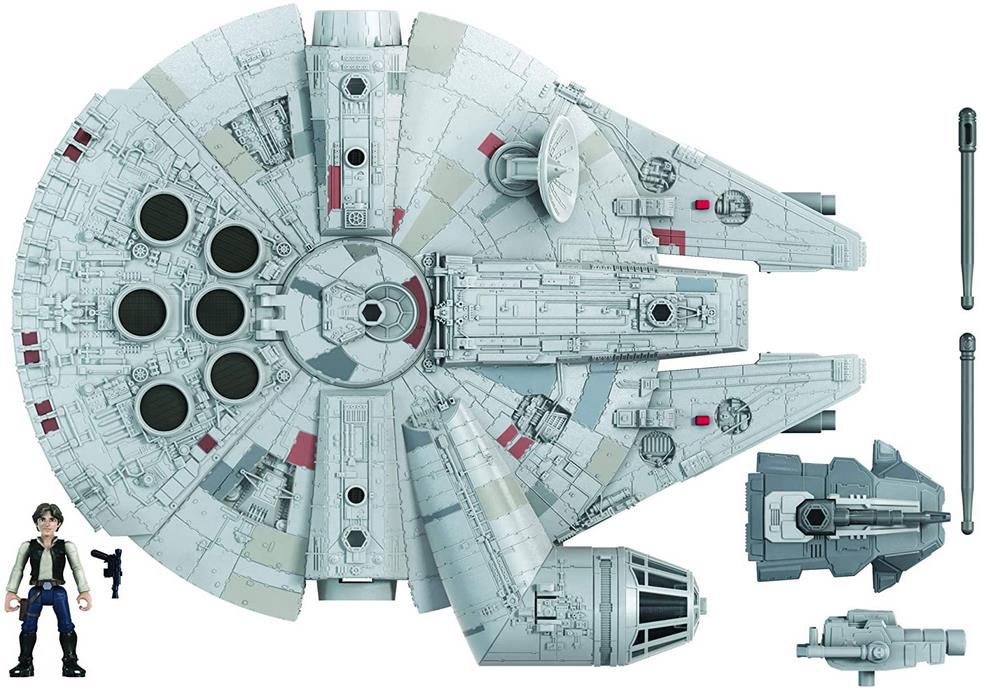 Hasbro E9343   Star Wars: Millennium Falke mit 6cm Han Solo Figur für 33,99€ (statt 43€)