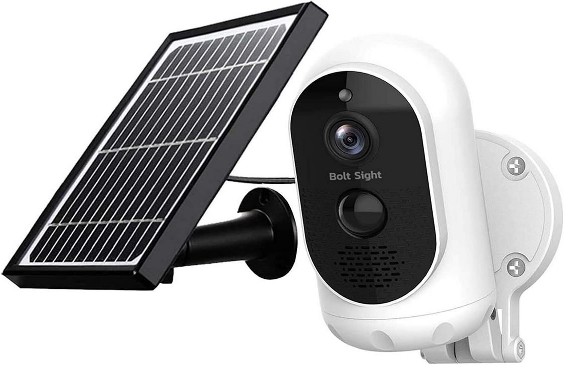 Bolt Sight   Überwachungskamera mit Solarpanel und Full HD Auflösung für 49,99€ (statt 100€)