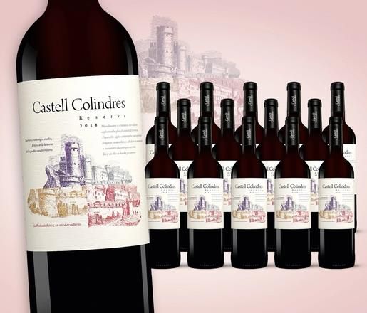 15 Flaschen Castell Colindres Reserva 2018 für 52,89€ (statt 104€)