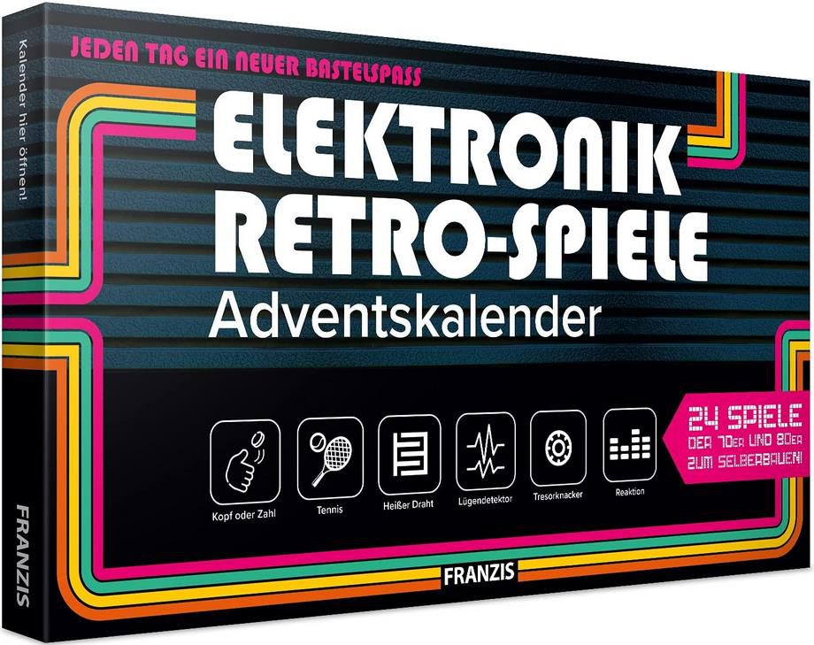 FRANZIS 67150   Elektronik Retro Spiele Adventskalender für 15€ (statt 23€)