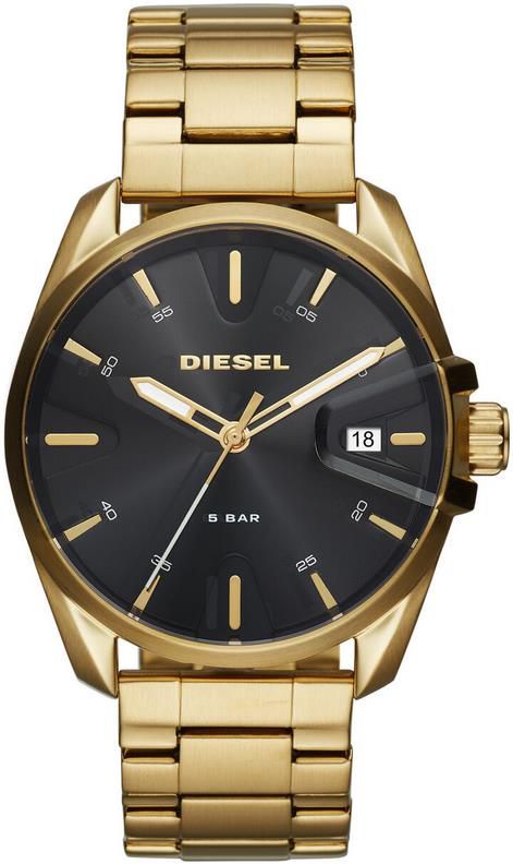 Diesel MS9 DZ1865 Herrenuhr in Gold für 81,14€ (statt 128€)