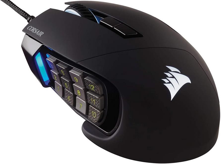 Corsair Scimitar Elite RGB Gaming Maus mit 18.000dpi Sensor für 64,90€ (statt 73€)