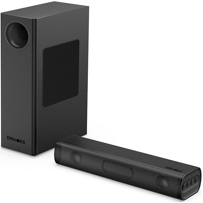 Sakobs 2.1. kabellose Soundbar mit 120W & BT 5.0 für 80€ (statt 160€)