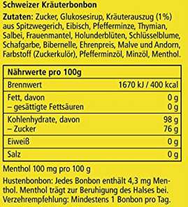16x Ricola Original Schweizer Kräuterbonbon (je 75g Beutel) ab 11,85€ (statt 26€)