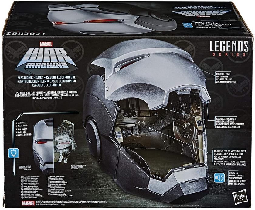 Hasbro F0765 Marvel Legends Series   War Machine   elektronischer Helm mit LED für 84,42€ (statt 116€)