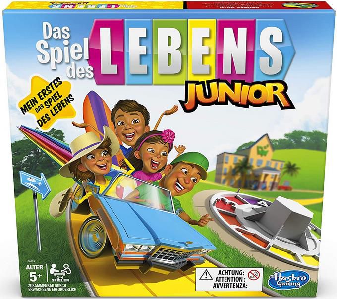 Hasbro E6678100 Spiel des Lebens Junior für 12,70€ (statt 16€)   Prime