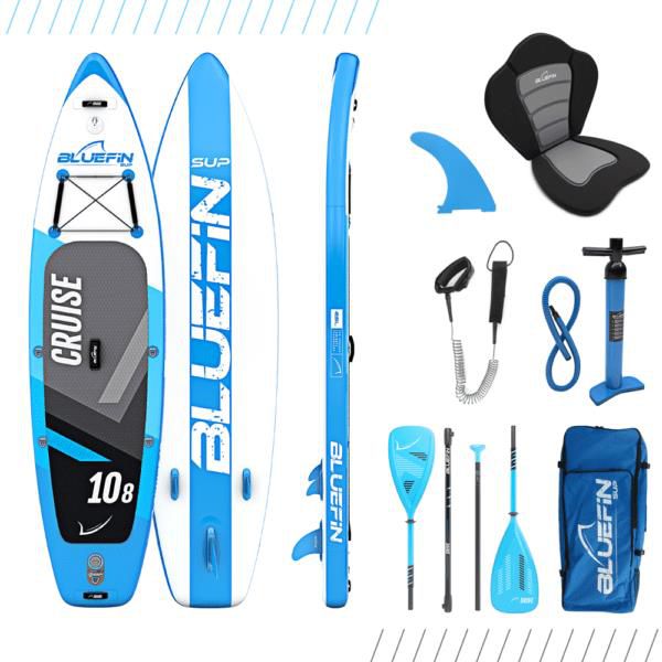 Bluefin Cruise SUP Board Set + Action Kamera + Elektrische Luftpumpe für 483,55€ (statt 600€)