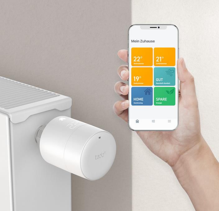 tado Smartes Heizkörper Thermostat Starter Kit V3+ für 69€ (statt 120€)