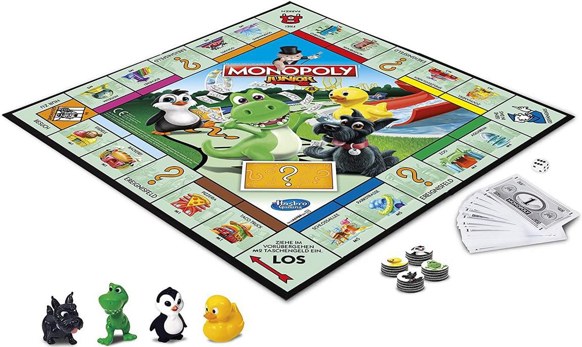 Hasbro Monopoly Junior   Der Klassiker für die Kleinen für 21,99€ (statt 31€)