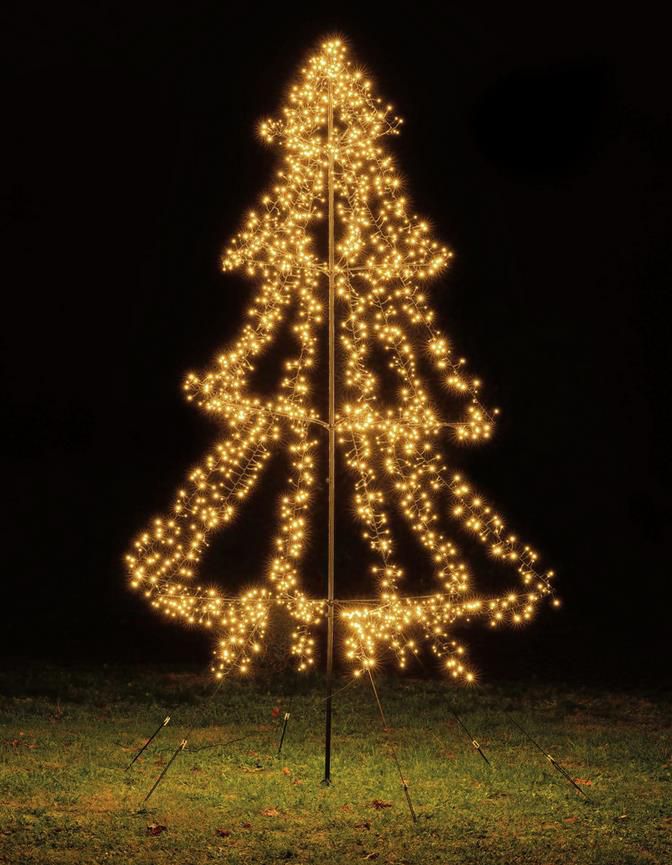Lumineo LED Cluster Light Up   Weihnachtsbaum mit 200cm für 67,94€ (statt 125€)