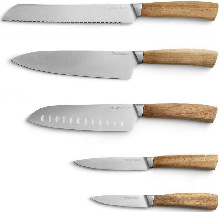 Springlane Akazienholz Messer Set 5 tlg für 39,92€ (statt 50€)