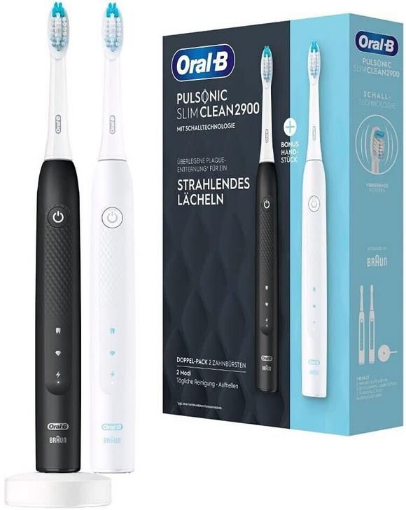 Oral B Pulsonic Slim Clean 2900 Duo mit zwei Handstücke für 55,99€ (statt 74€)
