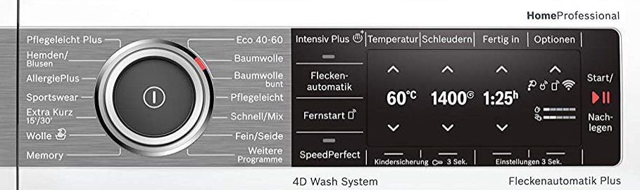Bosch WAV28G40 HomeProfessional Smarte Waschmaschine mit 9kg & 1400 U/min für 629,89€ (statt 780€)