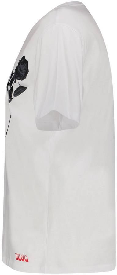 HUGO Drince Herren T Shirt in Weiß für 41,70€ (statt 60€)