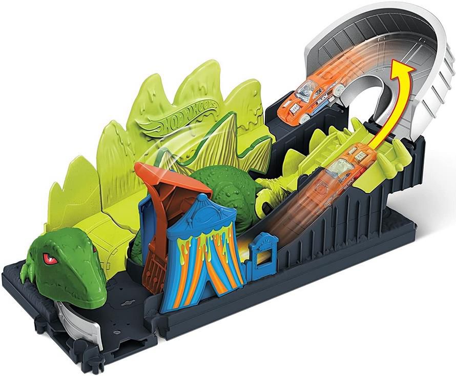 Hot Wheels GTT68   Giftige Dino Attacke Spielset für 16,49€ (statt 25€)   Prime