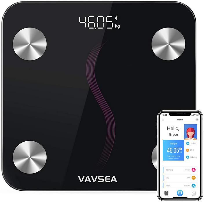 VAVSEA   Digitale Personen /Körperanalysewaage mit App Smart für 17,49€ (statt 35€)
