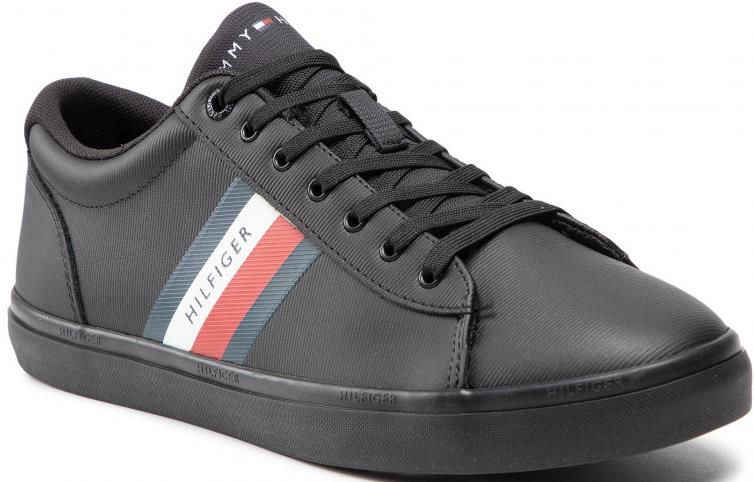 Tommy Hilfiger   Essential Leather Vulc Stripes Herrensneaker für 49,95€ (statt 73€)