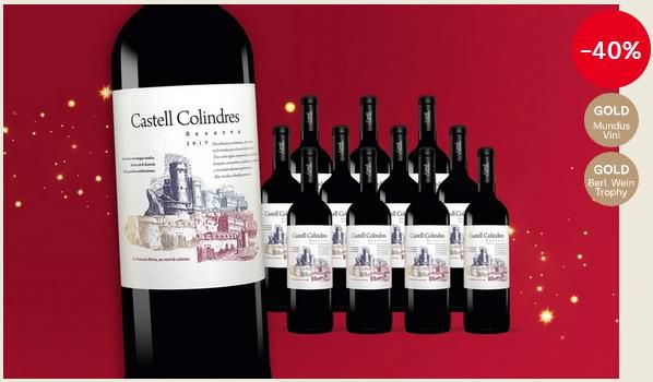 12 Flaschen Castell Colindres Reserva 2017 0,75L + Olcaviana 1564 Laude 2019 0,75L GRATIS für 50,89€ (statt 98€)