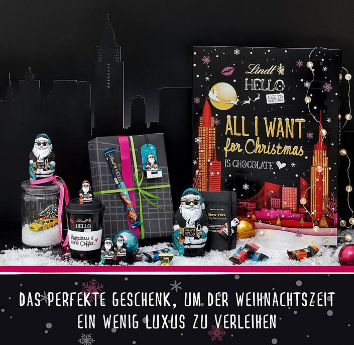 Lindt HELLO Adventskalender 2021 für 17,99€ (statt 22€)   Prime