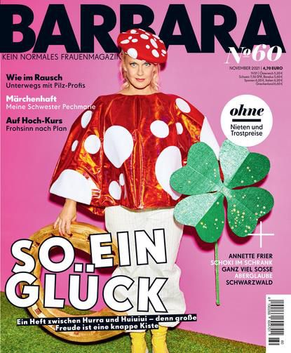 Barbara Jahresabo (10 Ausgaben) für 47€ + Pramie: 25€ Amazon, Douglas oder Rossmann Gutschein
