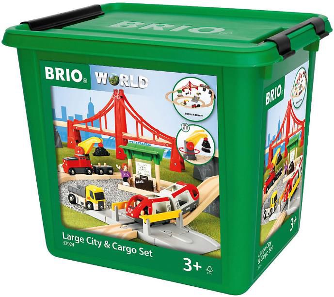 BRIO Großes City & Frachten Set in Kunststoffbox für 56,94€ (statt 74€)