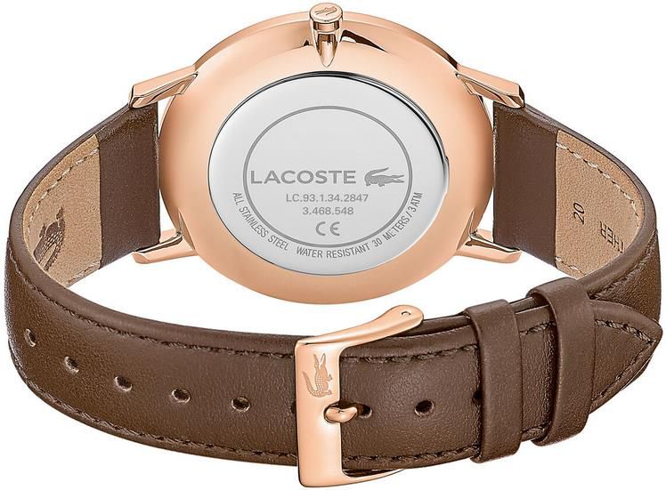 Lacoste 2011018 Moon Herrenuhr mit Lederarmband für 67,99€ (statt 119€)