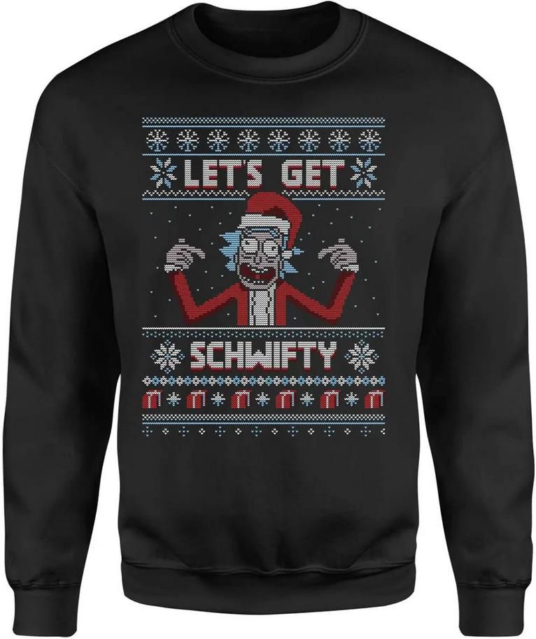 Rick and Morty Christmas Lets Get Schwifty Pullover für 17€ (statt 30€)