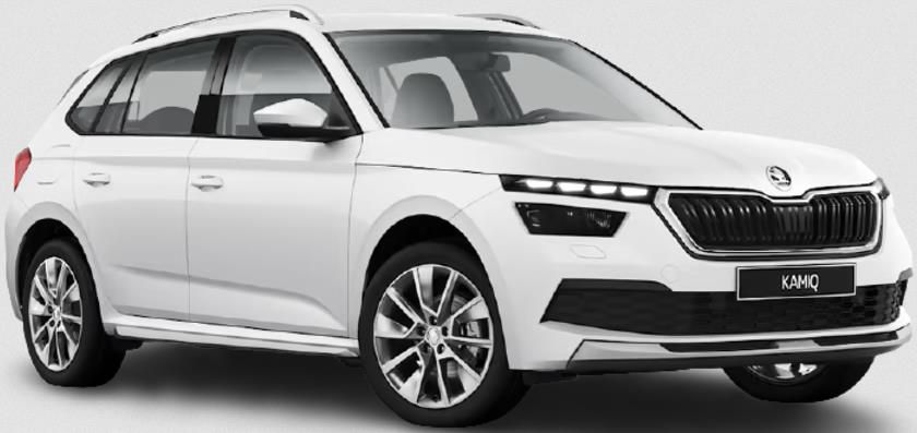 Skoda Kamiq 1.0 TSI DSG mit 110PS Benziner für 179€ mtl.   LF: 0,60