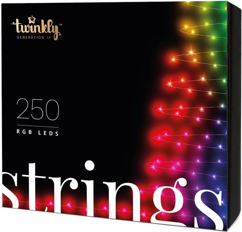 Twinkly Strings 250 LEDs Multicolor Lichternetz 2. Gen für 85,68€ (statt 95€)