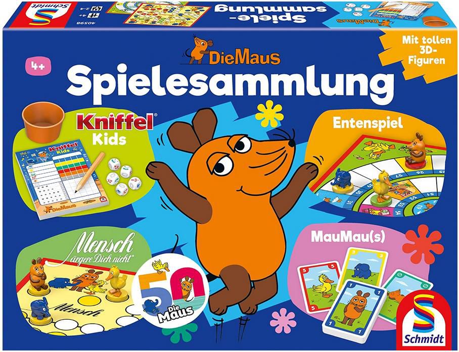 Schmidt Spiele 40598    Die Maus Spielsammlung für 16,09€ (statt 22€)   Prime