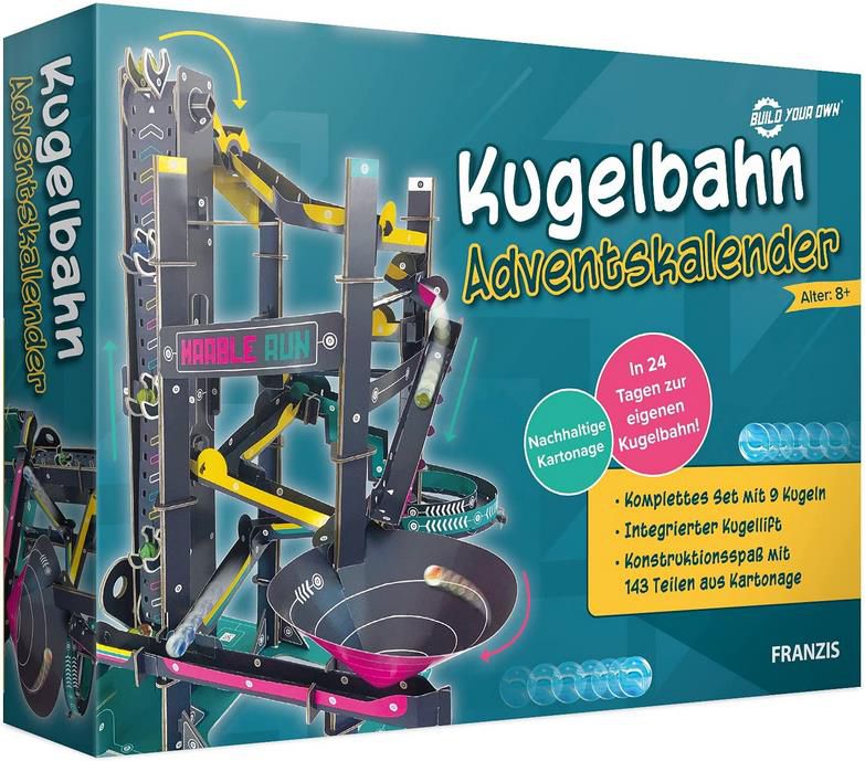 Franzis 67300   Kugelbahn Adventskalender für 17,99€ (statt 27€)   Prime